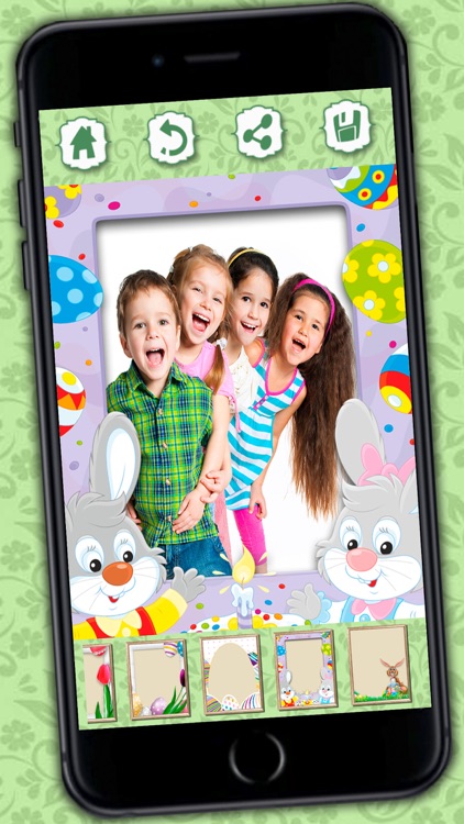 Photo editor of Easter Raster - camera to collage holiday pictures in frames