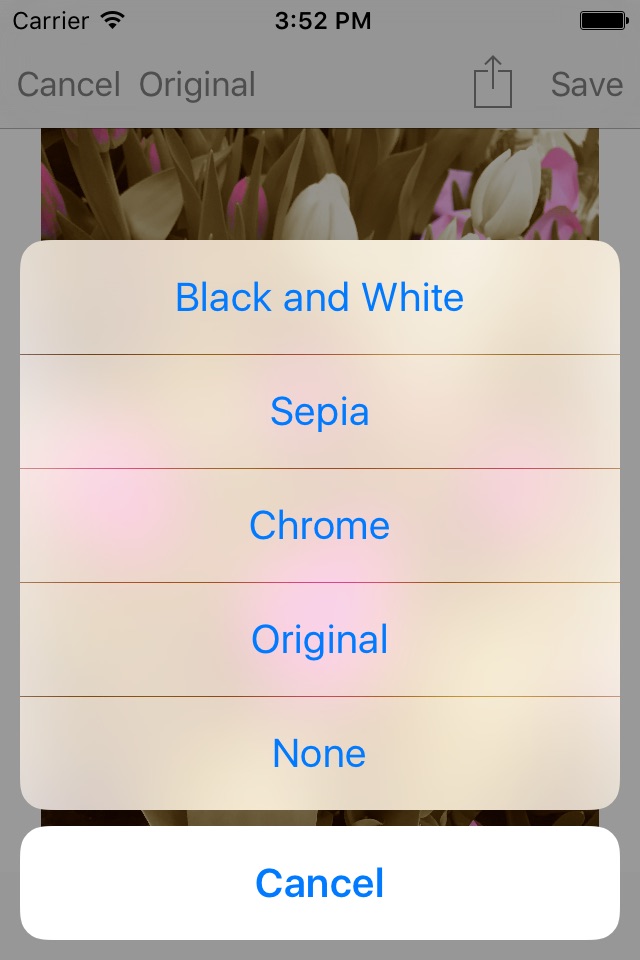 iPhone screenshot