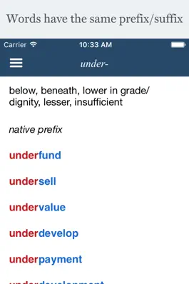 Game screenshot English Prefixes and Suffixes mod apk