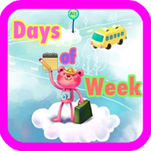 Learn Days of Week With Sound-For Preschool Kids And Babies Using Flashcards iOS App
