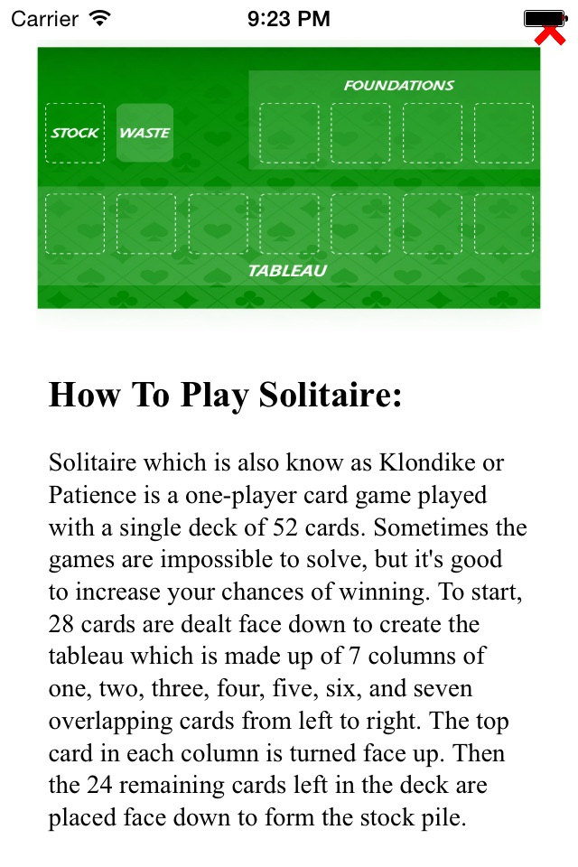 Pocket Solitaire. Best Solitaire Game. screenshot 3