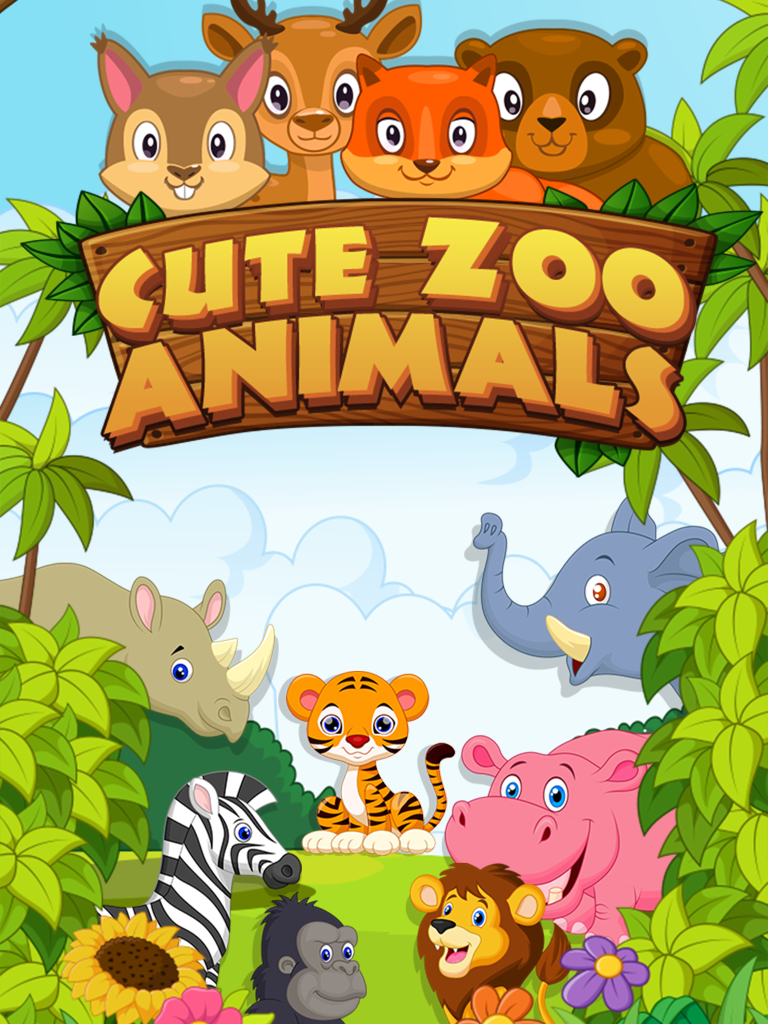 Cute Zoo Animals - Help Tigger rescue his friends