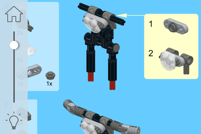 3-Wheel Moto for LEGO Creator 31018 x 2 Sets - Building Instructions
