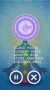 Meditation chakras screenshot