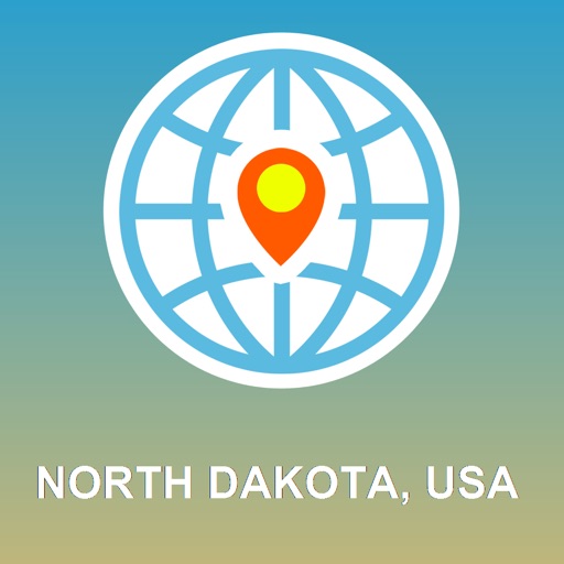 North Dakota, USA Map - Offline Map, POI, GPS, Directions icon