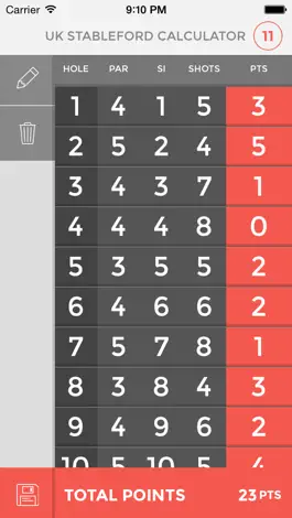Game screenshot UK Stableford Calculator apk