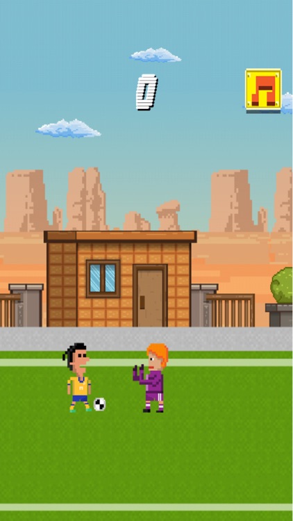 Football Hero Kicker - 8Bit Retro Style Soccer Game screenshot-3