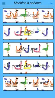 poeme libre iPhone Captures Décran 2