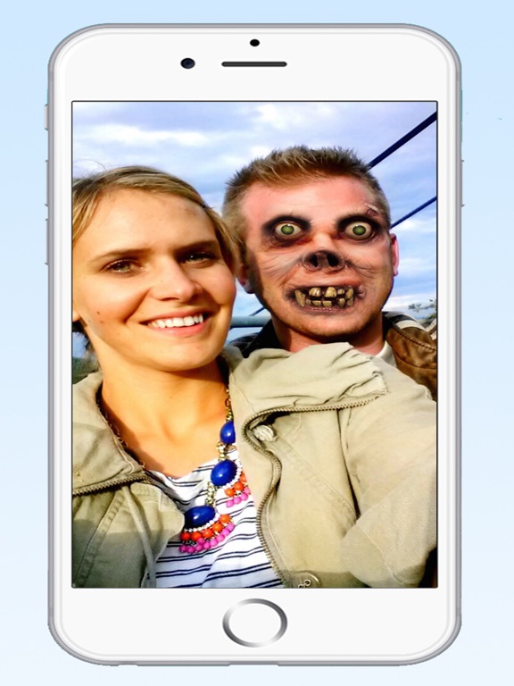 Screenshot #4 pour Zombie Photo Booth Editor - Scary Face Maker Camera to Make Horror Vampire, Funny Ghost, and Demon Wallpaper