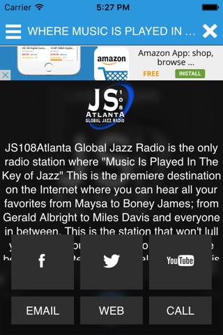 JS108Atlanta Global Jazz Radio screenshot 3