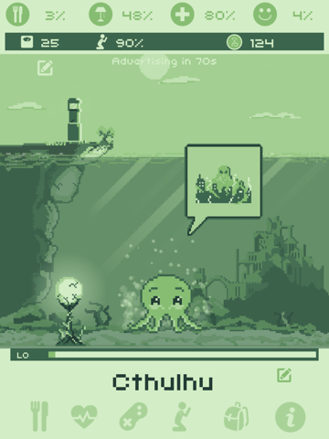 Screenshot #6 pour Cthulhu Virtual Pet