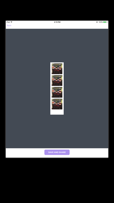 Photo Booth Camera Free for Social Sharing iPhone screenshot