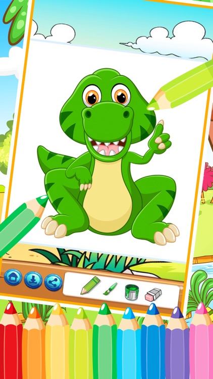 the dinosaur coloring book free printable coloring pages