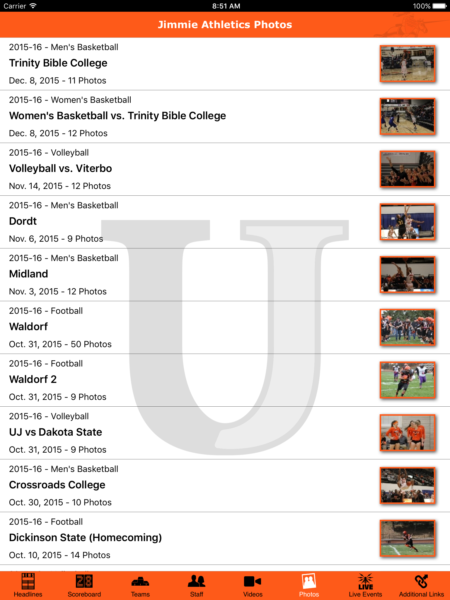 JimmieAthletics.com screenshot 9