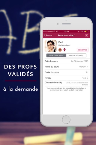 Smart Pap, cours particuliers à domicile screenshot 4