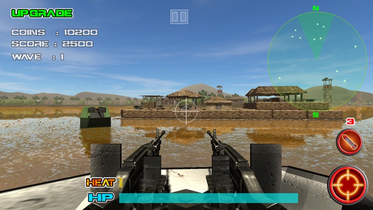 PT Boat Gunner - River Warfare Patrol Duty Simulator Game PRO screenshot-4