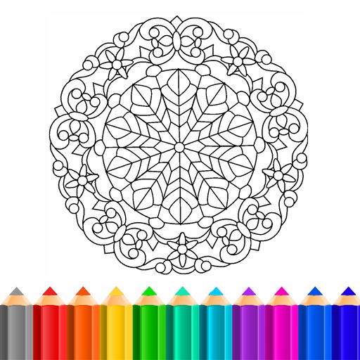 ColorShare : Best Coloring Book for Adults - Free Stress Relieving Color Therapy in Secret Garden Icon