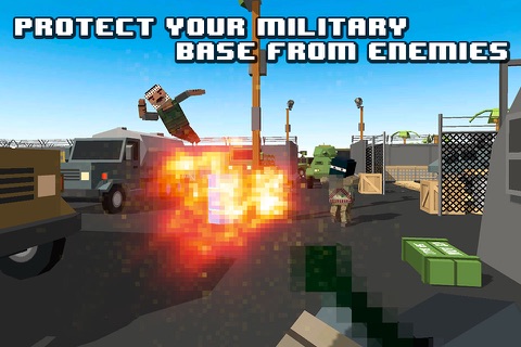 Cube War: Military Battlefield 3D screenshot 2