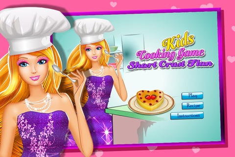 kids cooking game - short crust flan screenshot 4