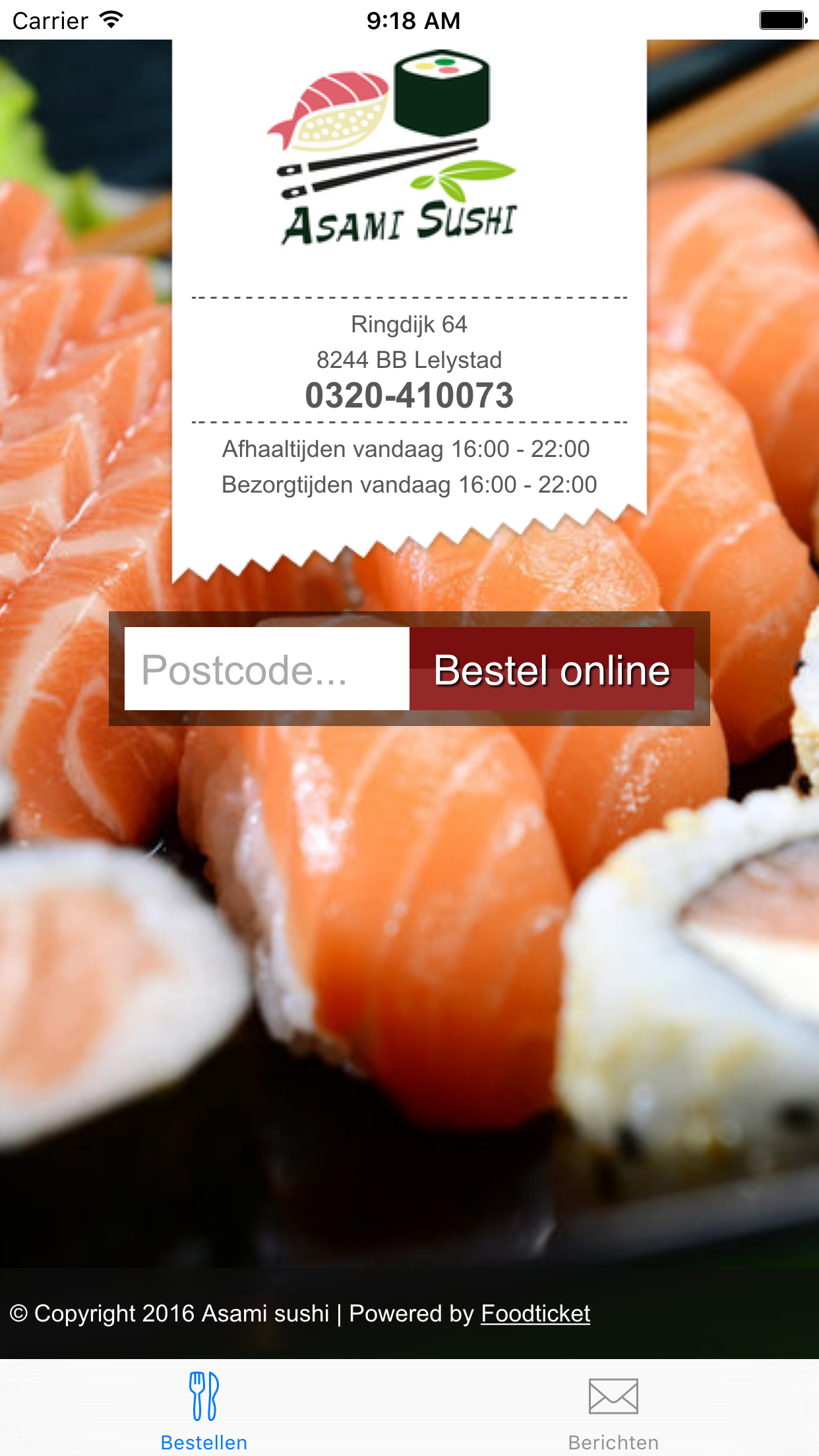 Asami Sushi screenshot 2