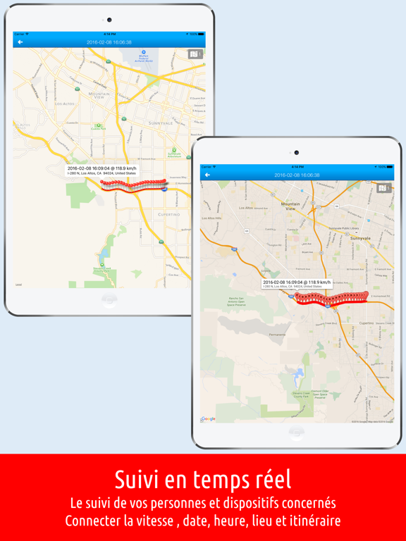 Screenshot #4 pour GPS Tracker – Suivi Mobile, routage d'enregistrement