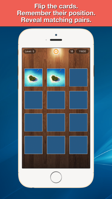 Screenshot #1 pour Memtrain - Matching tile puzzle to train your brain and boost your retention