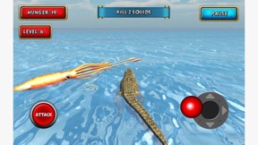 Crocodile Sim Beach Hunt screenshot