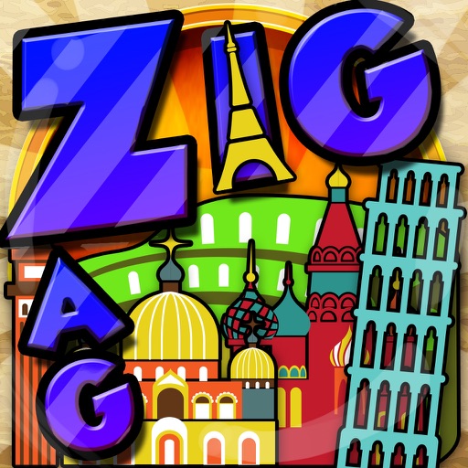 Words Zigzag : City Around The World Crossword Puzzles Pro with Friends icon