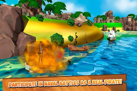 Pirate Ship Battle Wars 3D screenshot 4
