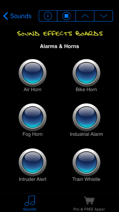 Screenshot #1 pour Sound Effects Boards & Noises