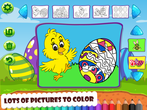 Easter Word Match and Coloring screenshot 3