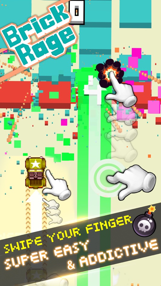 #2. Brick Rage - Not for the Weak Heart (iOS) Bởi: ChillyRoom