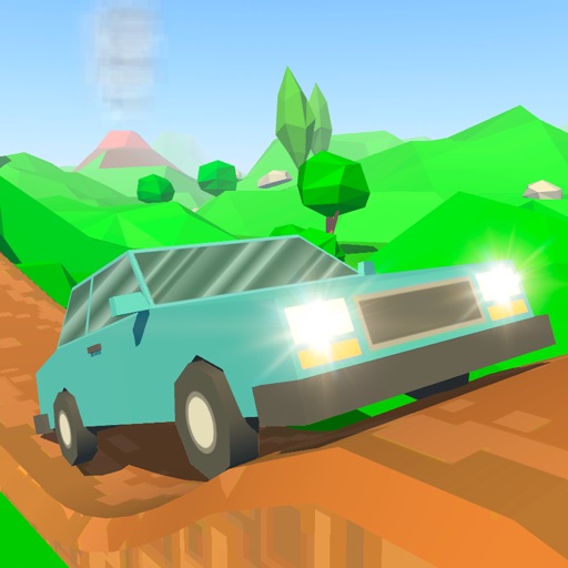 Pixel Car Up Hill Race 3D Full icon