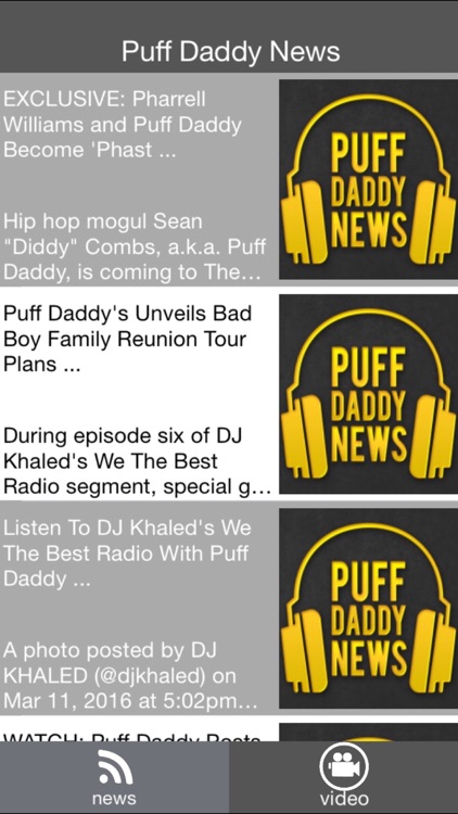 News and Videos for Puff Daddy