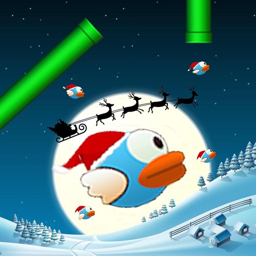 Santa Happy Bird Run - for kids icon