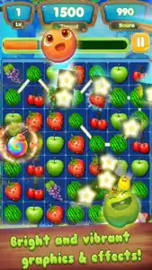 Fruit Match-3: Farm Line screenshot #3 for iPhone