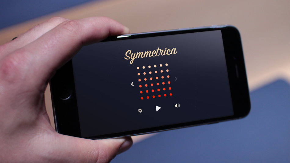 #4. Symmetrica: Minimalistic arcade game (iOS) 来自: Feavy Games