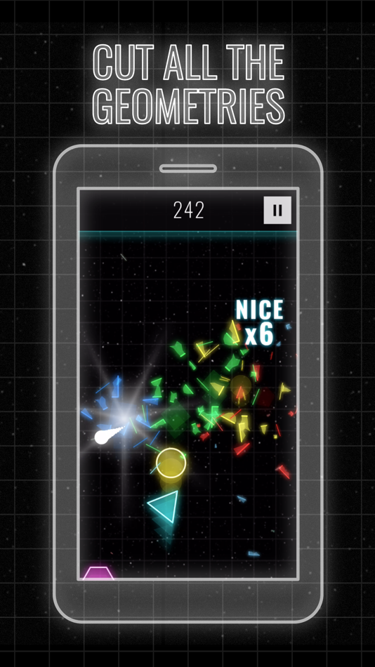#2. Geometry Cut (iOS) 由: Tiny Games