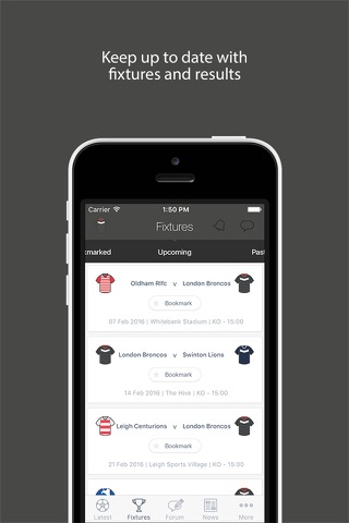 Fan App for London Broncos screenshot 2