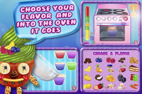 Cupcake Crazy Chef - Make & Decorate Your Own Muffin Cake screenshot 3