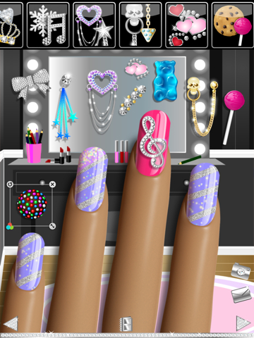 Screenshot #5 pour Nail Polish Pro™ Nail Art Designer Game Featuring Sparkling Holo Gel