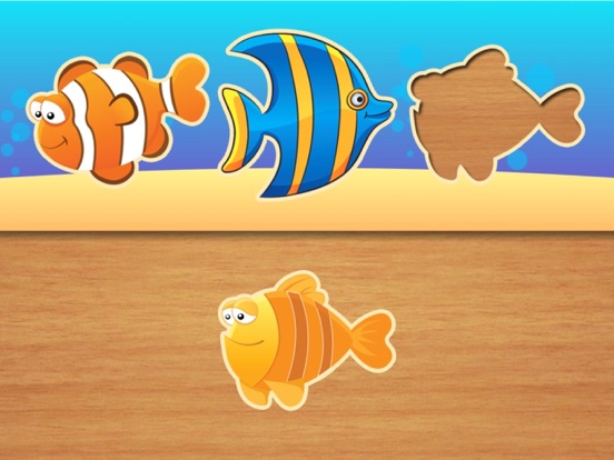 Underwater Adventures - learning puzzle for toddlers and preschoolers iPad screenshot