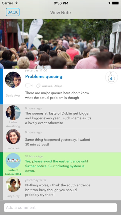 Festie iPhone screenshot 2 - Social Networking app