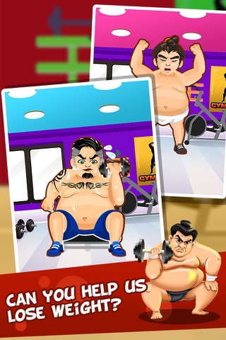 Gym Fit to Fat Race - real run jump-ing & wrestle boxing games for kids!のおすすめ画像1