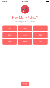 Darts ScoreBoard screenshot