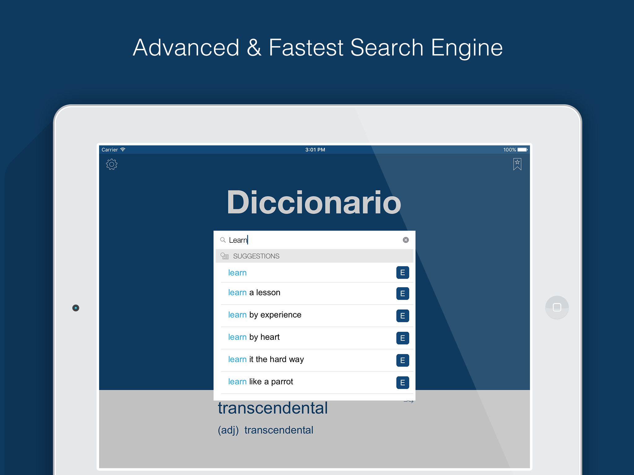 Spanish English Dictionary App