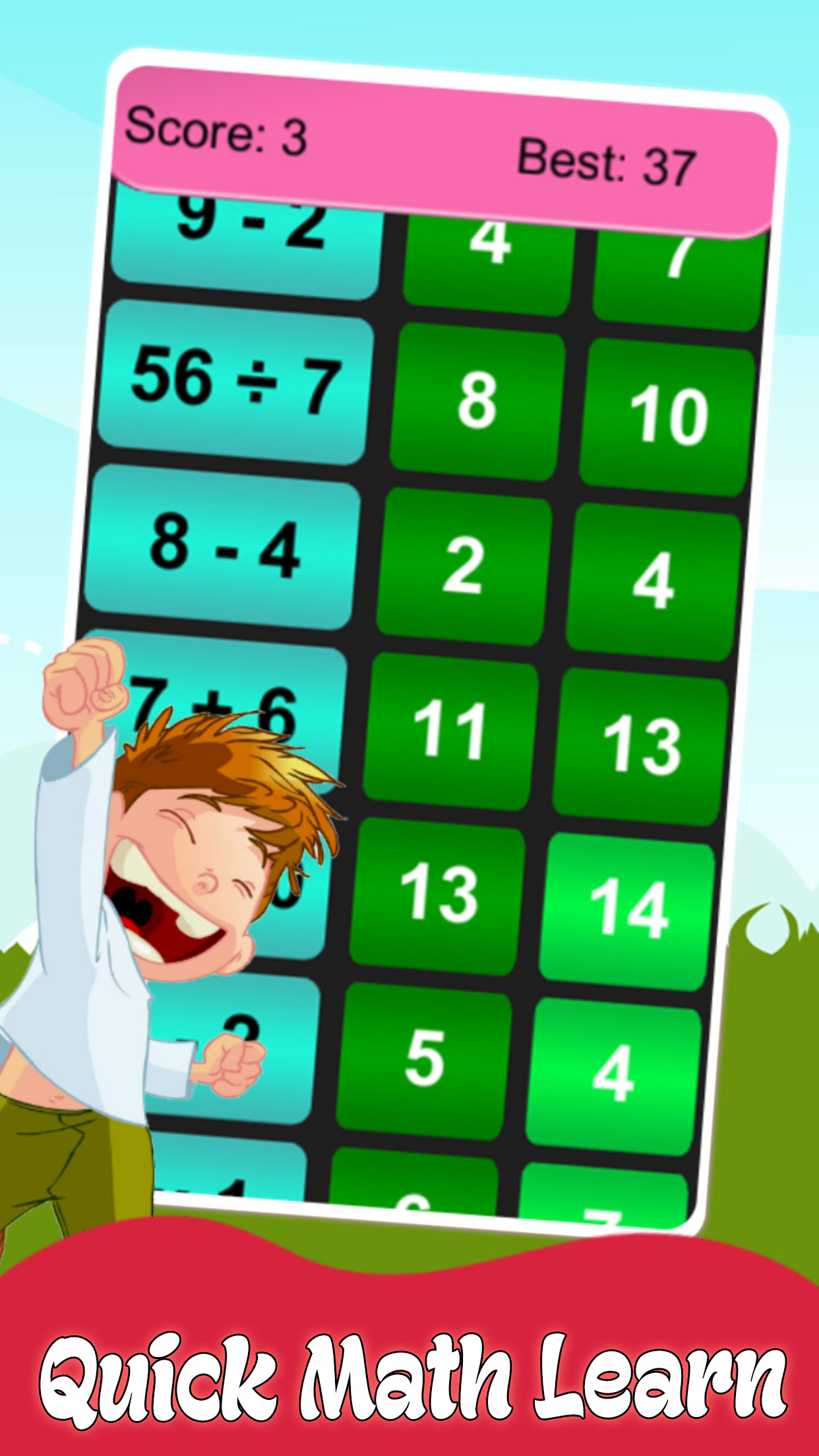 Quick Math Challenge For Kids screenshot 3