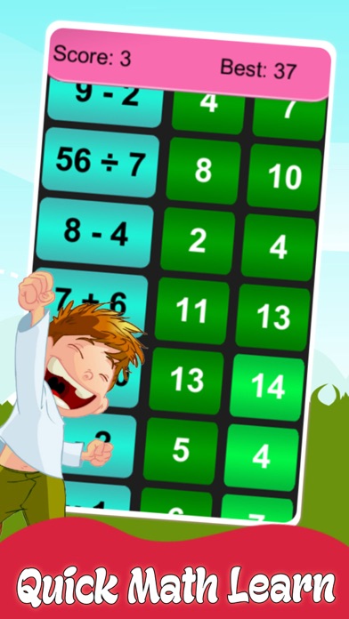 Quick Math Challenge For Kids app screenshot 3