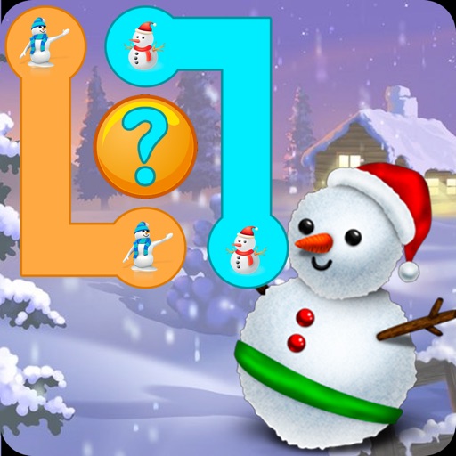 Frosty Snowman Match Race - Pair Up Puzzles for Toddlers Icon