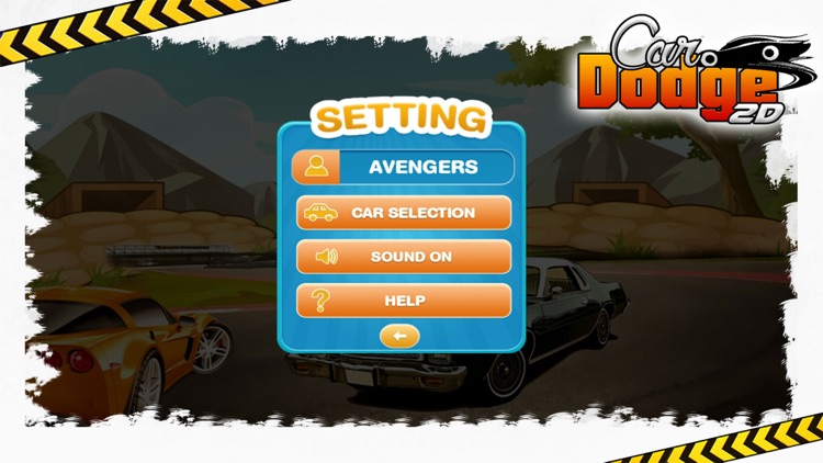 Car Dodge 2D - Real 2 Lanes Car Racing Fun Game